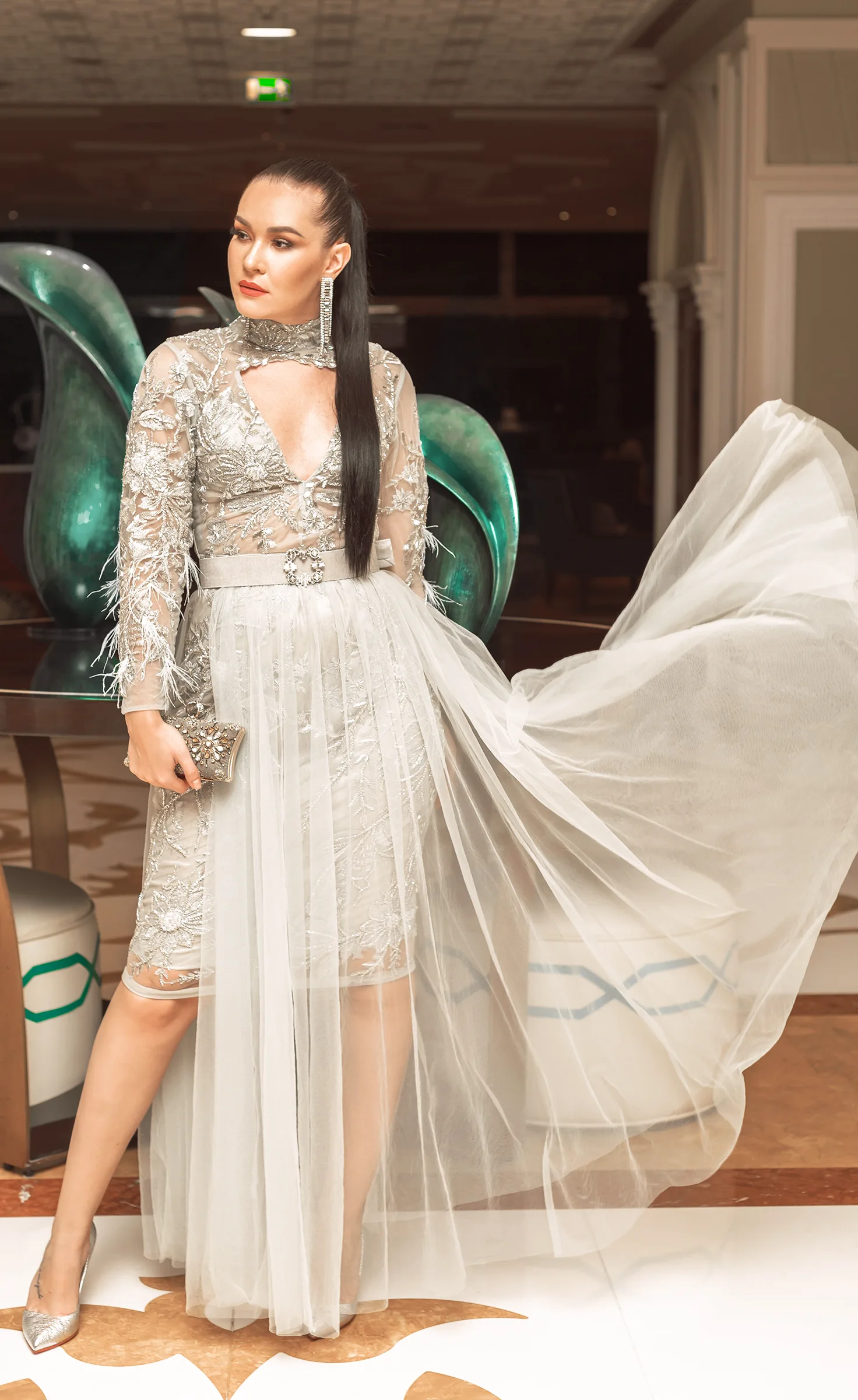 Moonlight evening gown